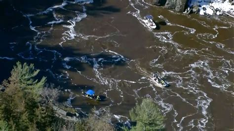 Authorities search swollen St. Croix River after teen fell off cliff in Minnesota state park